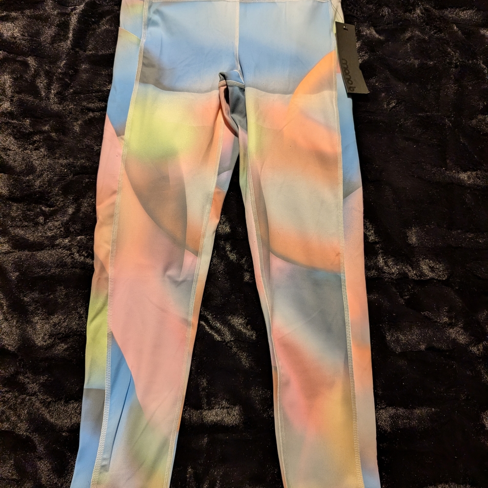 Mono B Pastel/ Multi Color Legging Capris